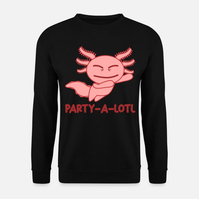 Party Axolotl Axolotls - Unisex Sweatshirt - black