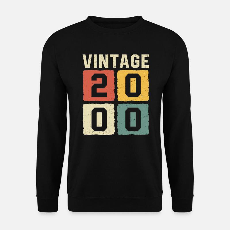 Millésime 2000 Né en 2000 - Sweat-shirt Unisexe - noir