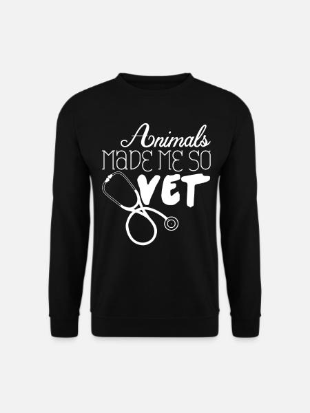 Broma Veterinaria Medicina Veterinaria - Sudadera unisex - negro