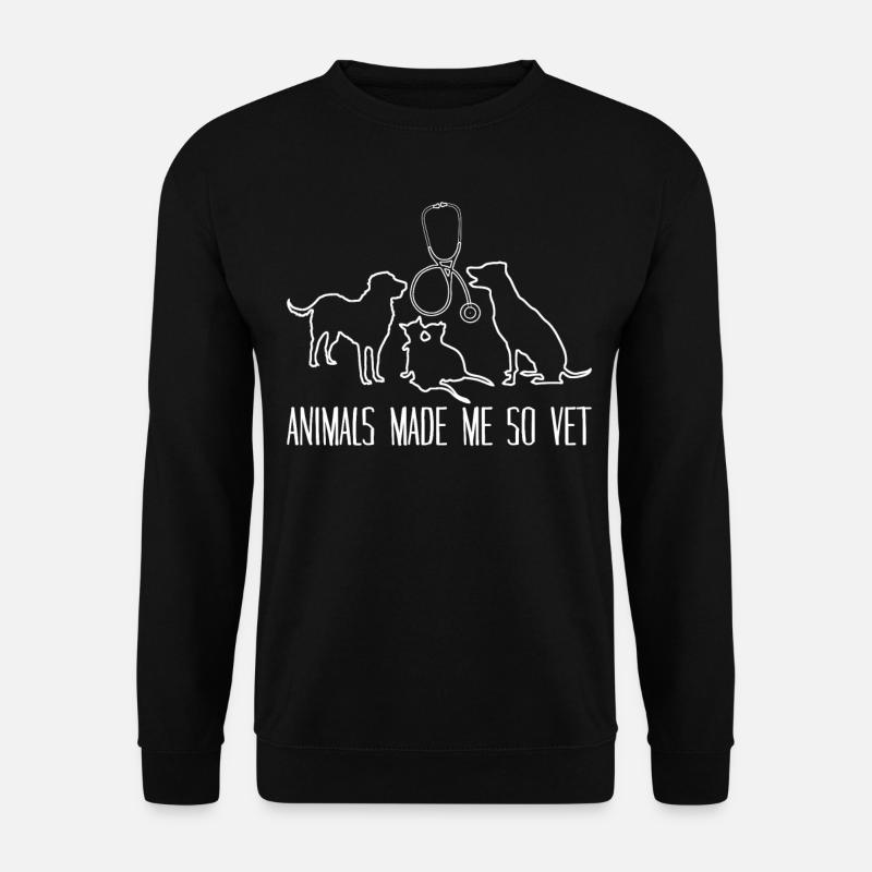 Veterinary Medicine Joke Veterinarian - Unisex Pullover - Schwarz