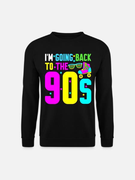 1990 Disco 90s Retro - Unisex Pullover - Schwarz