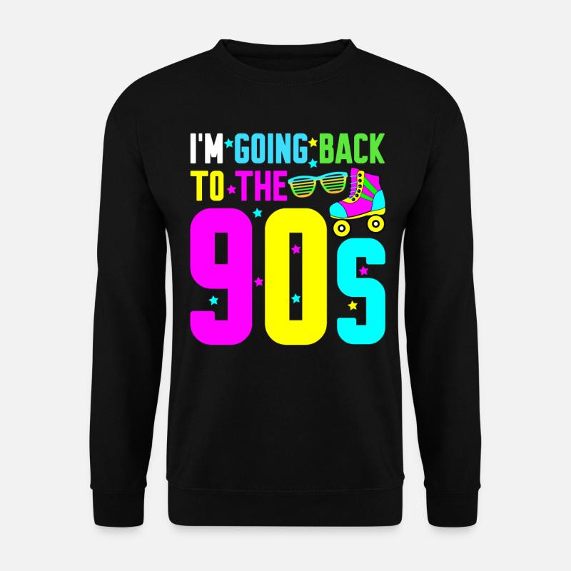 1990 Disco 90s Retro - Unisex Sweatshirt - black