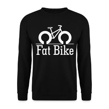 Fatbike Fat Bike - Sweat-shirt Unisexe - noir - Devant - Alina (178cm) & Michal (187cm)