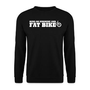 Fatbike Fat Bike - Sweat-shirt Unisexe - noir - Devant - Alina (178cm) & Michal (187cm)