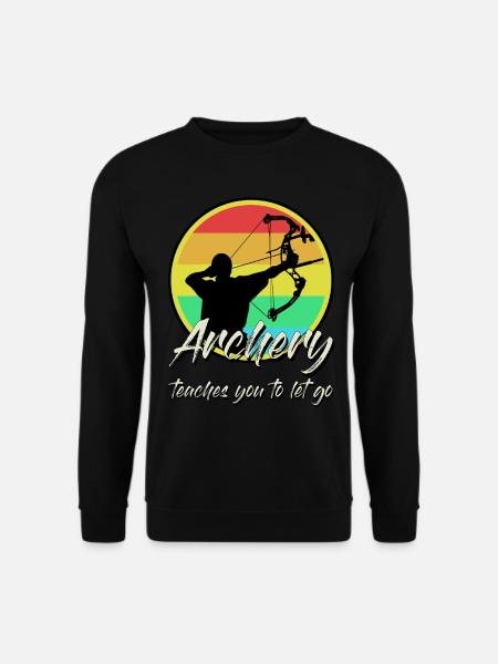 Archery Bow Shooting - Unisex Sweatshirt - black