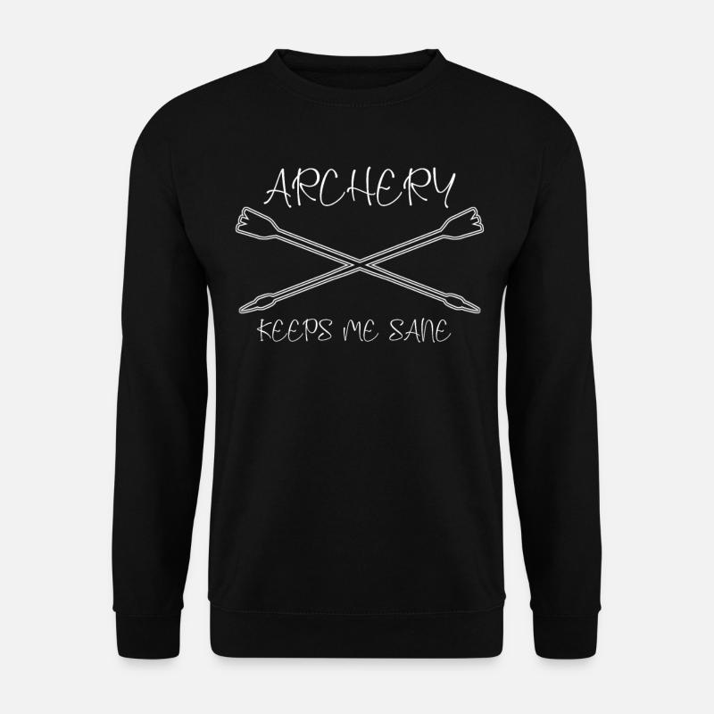 Bow Shooting Joke Archery - Unisex Sweatshirt - black