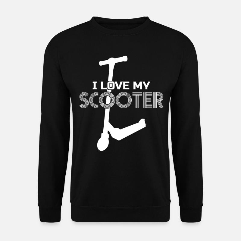 Scooter Rider Kick Scooter - Unisex Sweatshirt - black