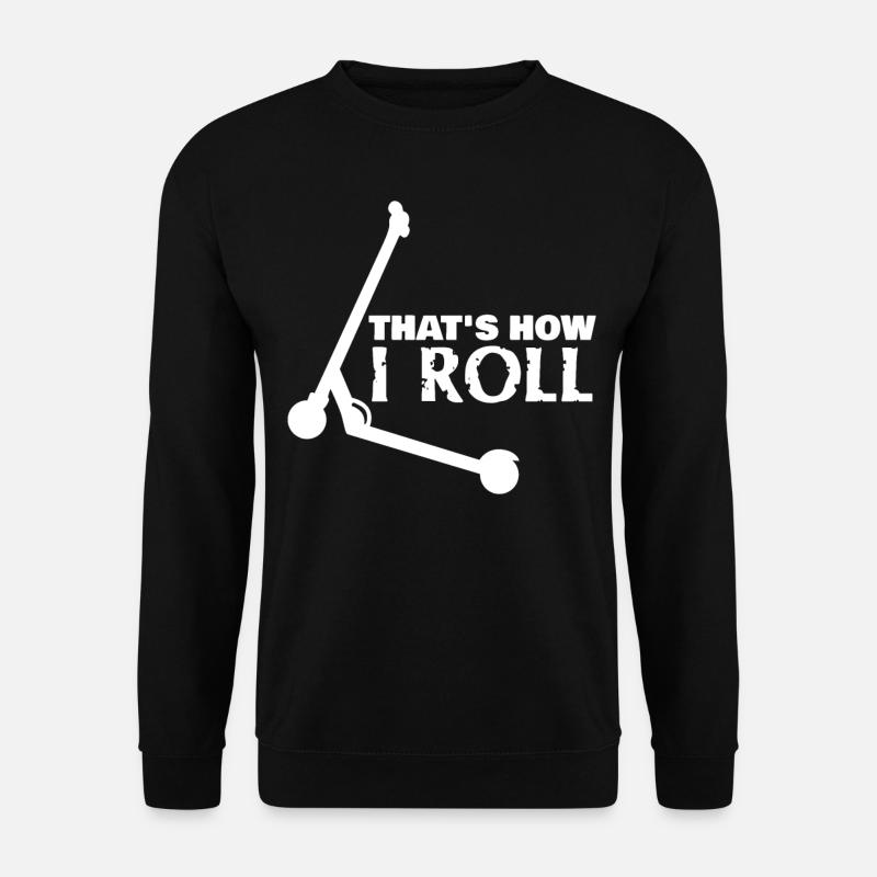 Kick Scooter Scooter - Unisex Sweatshirt - black