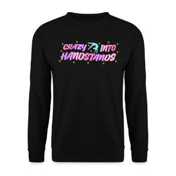 Gymnastics Gymnast Handstands Handstand - Unisex Pullover - Schwarz - Vorne - Alina (178cm) & Michal (187cm)