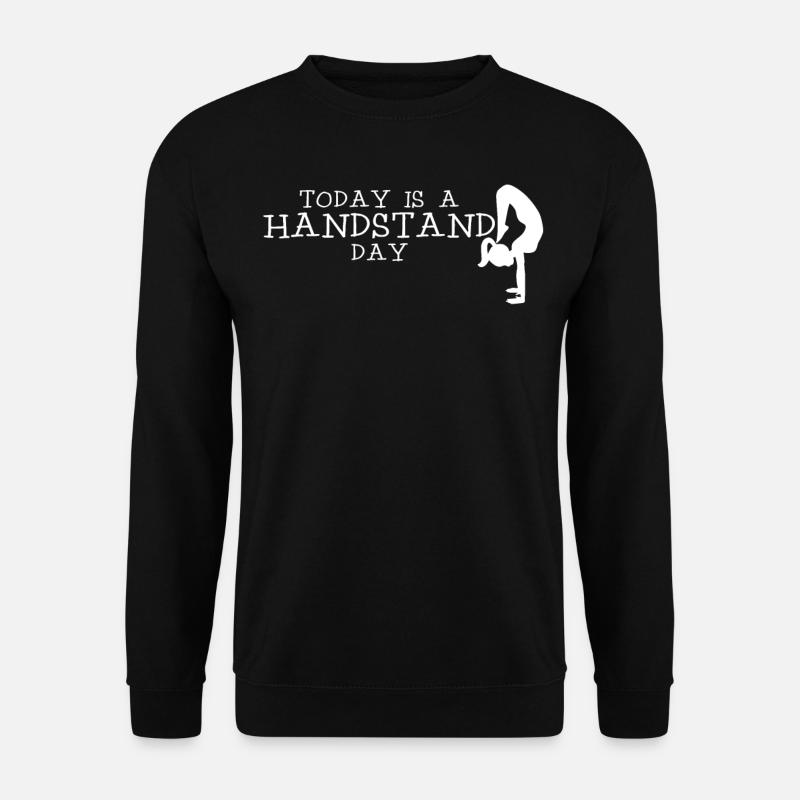 Handstand Gymnast Handstands - Unisex Pullover - Schwarz