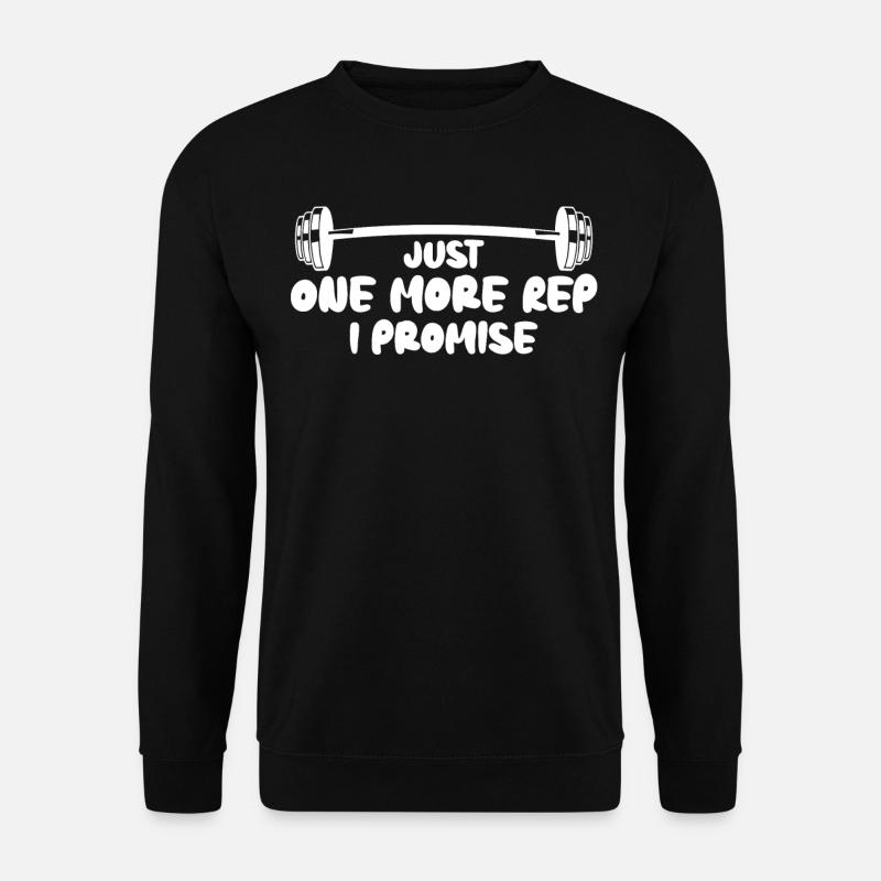 Motivation Bodybuilder Gym Bodybuilding - Unisex Sweatshirt - black