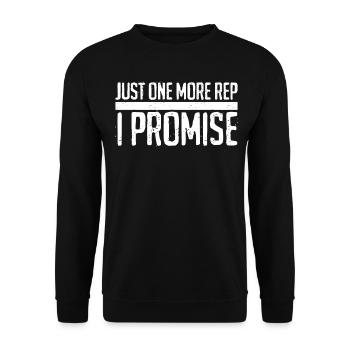 Gym Motivation Bodybuilding Bodybuilder - Unisex Pullover - Schwarz - Vorne - Alina (178cm) & Michal (187cm)