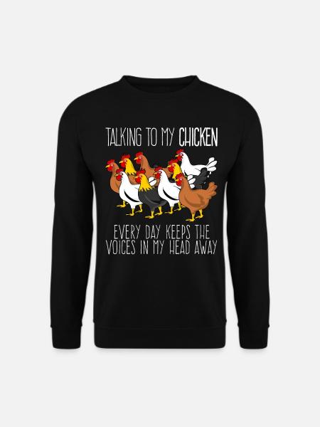 Chickens Poultry Chicken Farmer - Unisex Sweatshirt - black