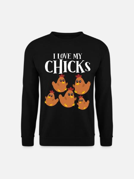 Poultry Farmer Chicken Farm Chickens - Unisex Sweatshirt - black