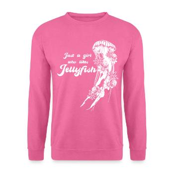 Méduses Fleurs Gelées De Mer - Sweat-shirt Unisexe - rose - Devant