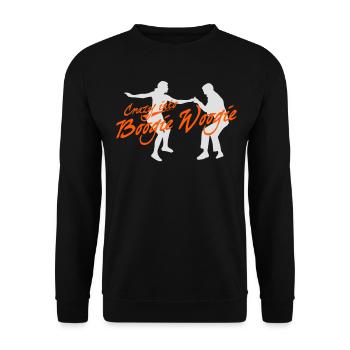 Boogie Woogie Swing Danse Danse - Sweat-shirt Unisexe - noir - Devant - Alina (178cm) & Michal (187cm)