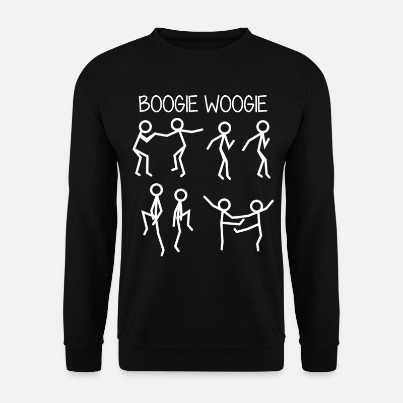 Boogie Woogie Dancing Boogie-Woogie - Unisex Pullover - Schwarz