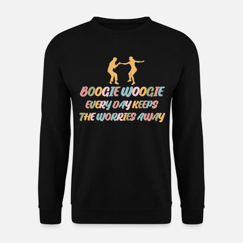 Boogie Woogie Retro Dance Swing - Unisex Pullover - Schwarz