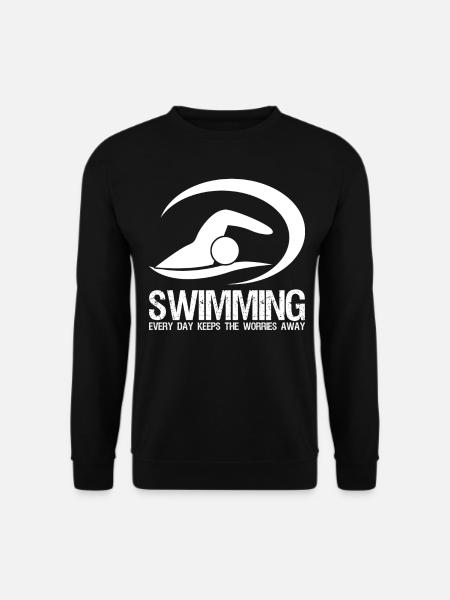 Piscine Triathlon Nageur - Sweat-shirt Unisexe - noir