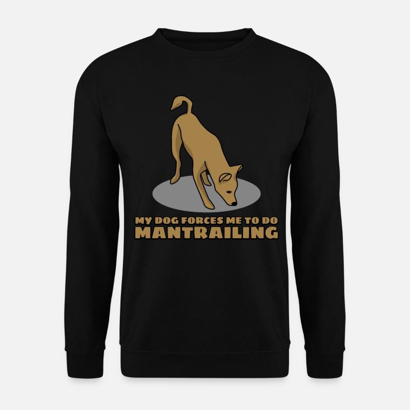 Mantrailer Hunde Mantrailing - Unisex Pullover - Schwarz