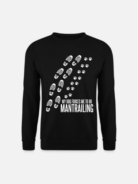 Mantrailing Mantrailer Hunde - Unisex Pullover - Schwarz