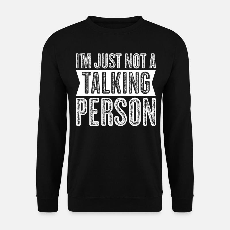 Misanthropist Grumpy Misanthrope - Unisex Sweatshirt - black