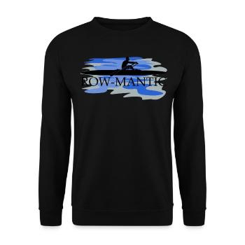 Rowing Club Romantic Rowing Boat - Unisex Pullover - Schwarz - Vorne - Alina (178cm) & Michal (187cm)