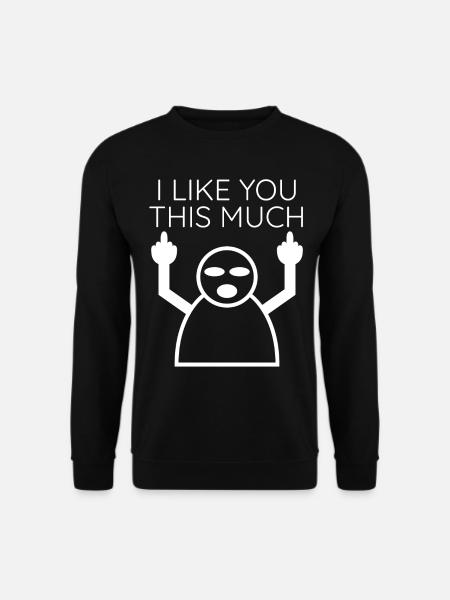 Grumpy Misanthrope Misanthropist - Unisex Sweatshirt - black
