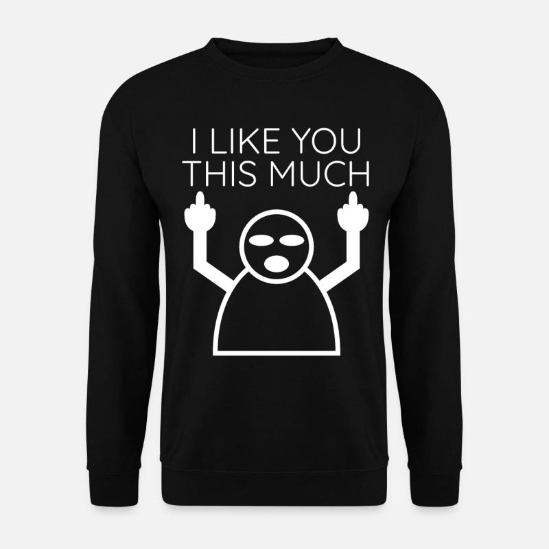 Grumpy Misanthrope Misanthropist - Sweat-shirt Unisexe - noir
