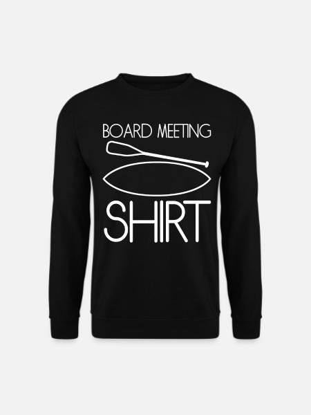 SUP Board Meeting - Unisex Sweatshirt - black