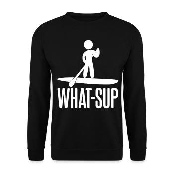 Stand up Paddle Joke Planche de SUP - Sweat-shirt Unisexe - noir - Devant - Alina (178cm) & Michal (187cm)
