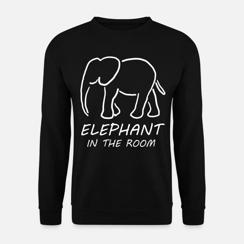 Éléphants Éléphant - Sweat-shirt Unisexe - noir
