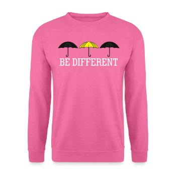 Yellow Umbrella Umbrellas - Unisex Pullover - Pink - Vorne
