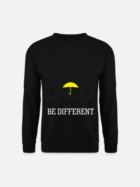 Yellow Umbrella Be different Umbrellas - Unisex Pullover - Schwarz