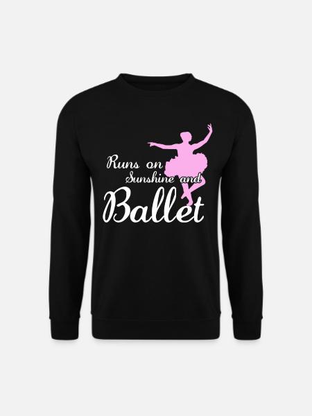 Ballerina Dancing Ballet Dancer - Unisex Sweatshirt - black