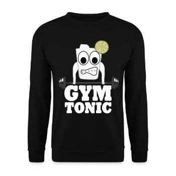 Gymnase Soulevé de terre Motivation Musculation - Sweat-shirt Unisexe - noir - Devant - Alina (178cm) & Michal (187cm)