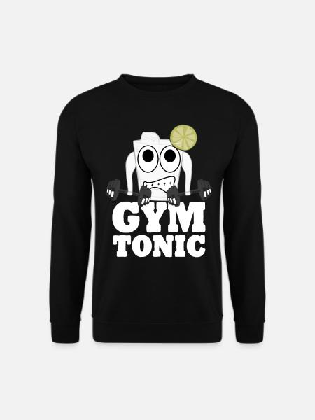 Gym Tonic Motivation Bodybuilding - Unisex Pullover - Schwarz