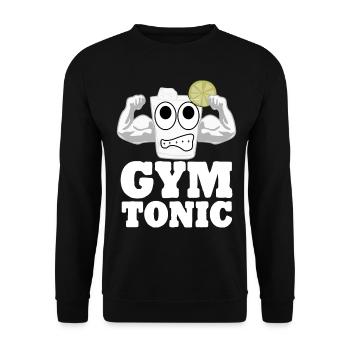 Gym Motivation Bodybuilding Workout - Unisex Pullover - Schwarz - Vorne - Alina (178cm) & Michal (187cm)
