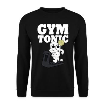 Gym Motivation Treadmill Workout - Unisex Pullover - Schwarz - Vorne - Alina (178cm) & Michal (187cm)