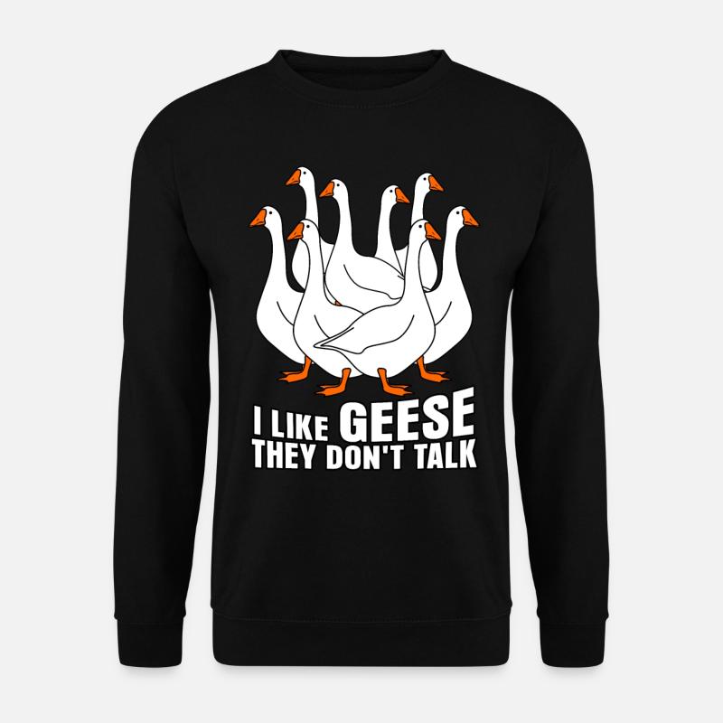 Geese Goose - Unisex Sweatshirt - black