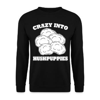 Hushpuppies Hushpuppy Hush Puppy - Unisex Sweatshirt - black - Front - Alina (178cm) & Michal (187cm)