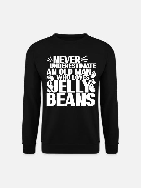 Jelly Slik Jelly Beans Jelly Bean Candy - Unisex sweater - sort