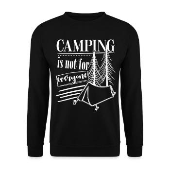 Camping Tents Hike Hiking Tent Outdoor - Unisex Pullover - Schwarz - Vorne - Alina (178cm) & Michal (187cm)