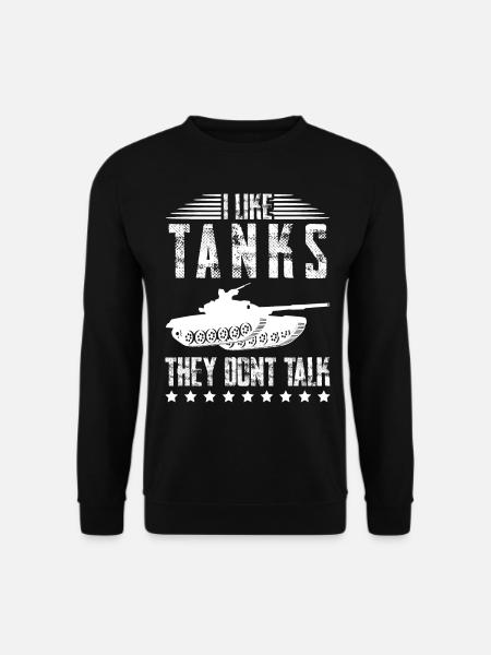 Battle Tanks MBT Tank Combat - Unisex Sweatshirt - black