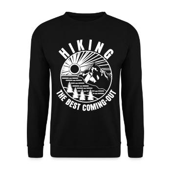 Randonnée Trekking Randonneur en plein air - Sweat-shirt Unisexe - noir - Devant - Alina (178cm) & Michal (187cm)