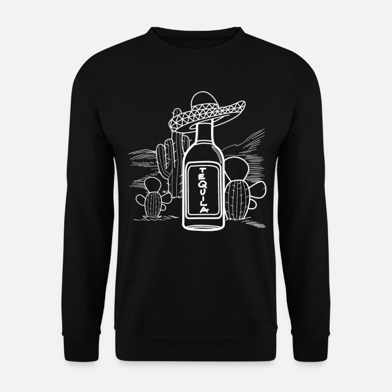 Tequila Bottle Tequilas Mexico - Unisex Sweatshirt - black