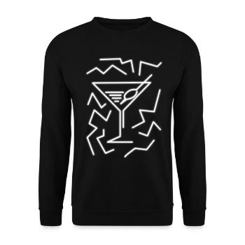 Olives Martini - Sweat-shirt Unisexe - noir - Devant - Alina (178cm) & Michal (187cm)