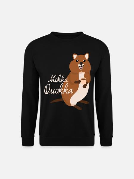 Quokka Caffè Quokka - Felpa unisex - nero