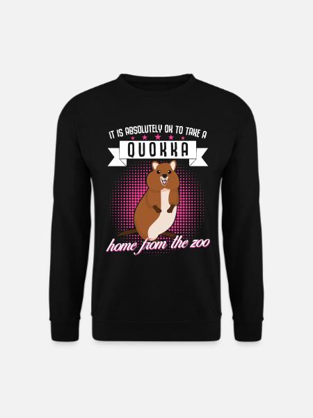 Quokka - Unisex Pullover - Schwarz