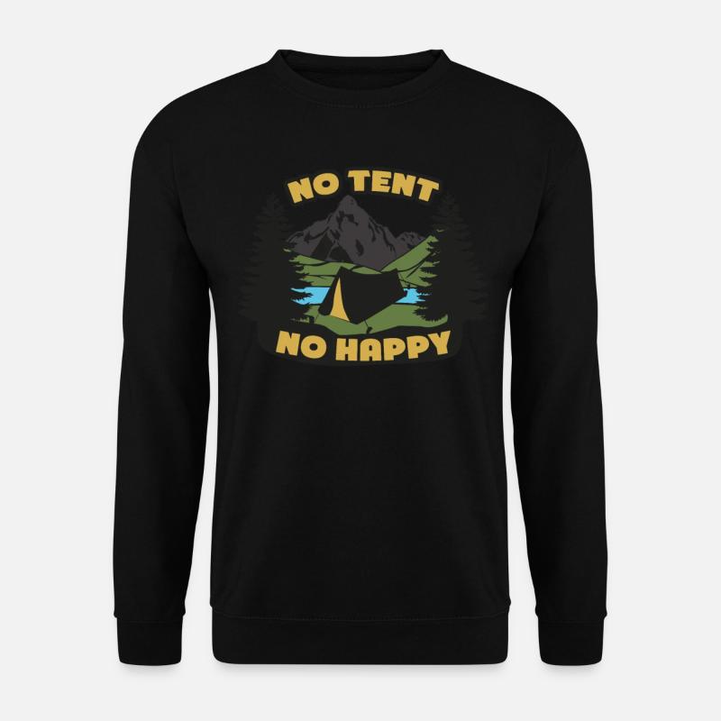 Tentes de camping Tente extérieure - Sweat-shirt Unisexe - noir